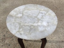 12 " Bianco Quarzo Table Top /