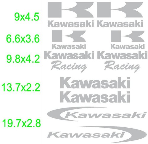 Kit adesivi replica kawasaki - kit,
