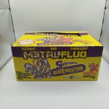 12 X SKATE EVOLUTION SKIFIDOL METAL & FLUO PLATINUM GOLD FLUORESCENT BOX RARO