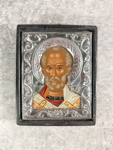 Icone byzantine saint nicolas - byzantine,