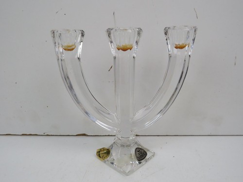 Vecchio candelabro vetro - candelabro,