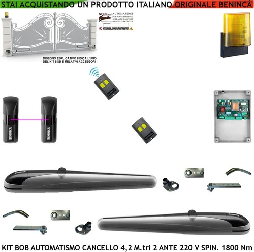 Kit benincà bob21m cancello - kit,