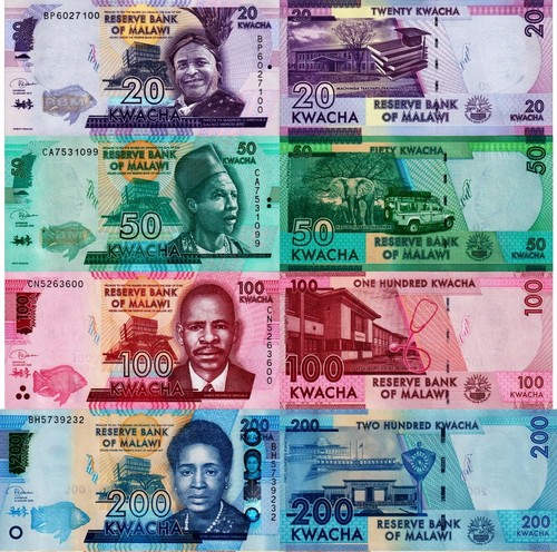 Malawi lotto 4 banconote - malawi,