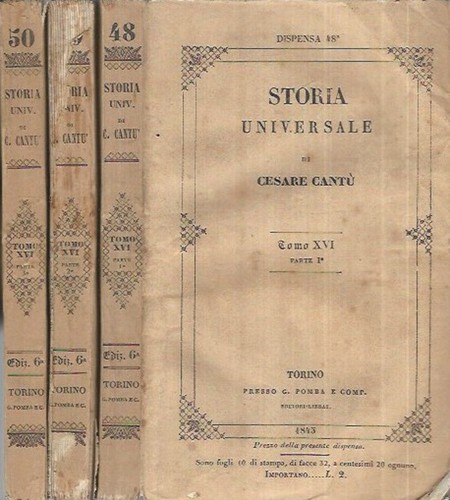 Storia universale anno 1845 - universale,