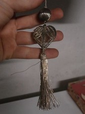 Palla di Natale albero addobbo festone decorazione elegante  cuore 14 cm