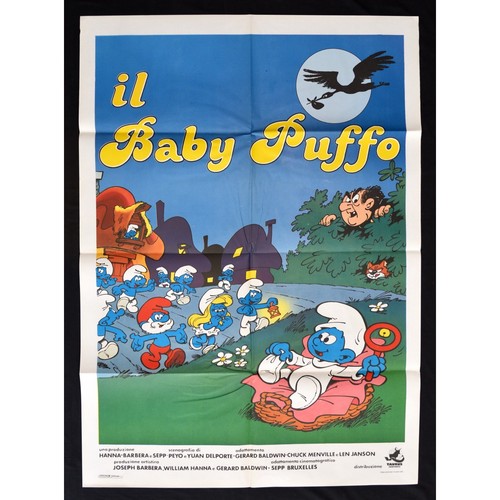 Manifesto baby puffo - il,