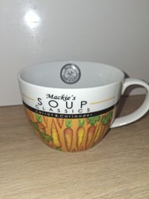 Mackie's Soup Classics Large White Mug Carrot & Corriander 650ml Clare Mackie