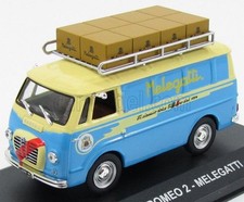 MODELLINO FURGONE STATICO ALFA ROMEO 2 VAN 1956 MELEGATTI MODELLISMO SCALA 1/43