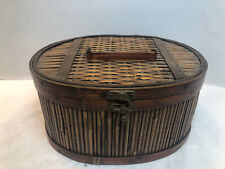 Cassapanca in legno di bambù