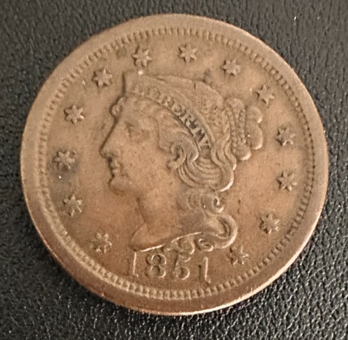 Moneta grande centesimo - , 1851