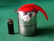 CAFFETTIERA MOKA PRODOTTI STELLA 2 TZ MODELLO UFO USA INOX 18/10 VINTAGE. CY70