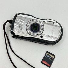 Ricoh WG-4 1101431 16.0MP Compact Digital Camera Waterproof Working Tested W/ SD
