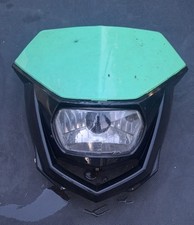 Mascherina Adattabile Kawasaki/Yamaha Enduro . Con Faro