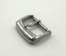Fibbia Tang in acciaio inox 14 mm Baume & Mercier nuova originale per cinturino