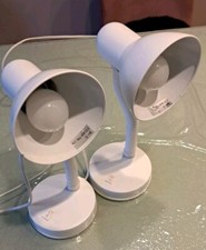 LAMPADA DA TAVOLO SCRIVANIA PIEGHEVOLE METALLO CON INTERRUTTORE BIANCA INSPIRE