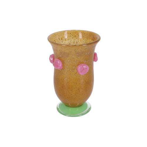 Vaso colorato vetro soffiato