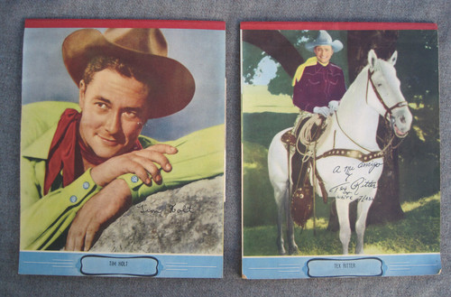 Blocco note vintage 1951 tex - blocco,