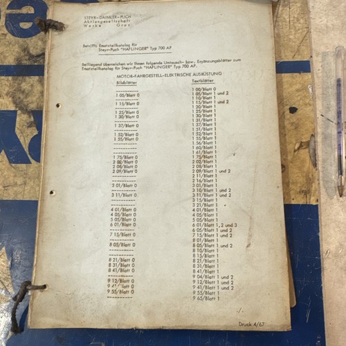 Catalogo ricambi steyr puch - catalogo,