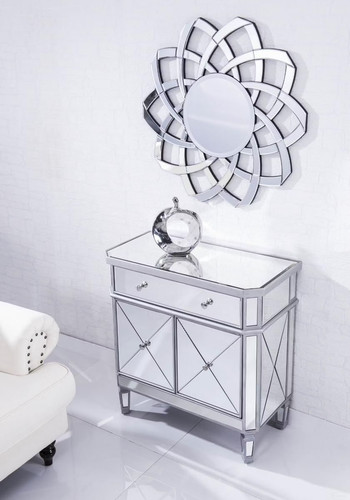 Comodino argento strofinato - , a