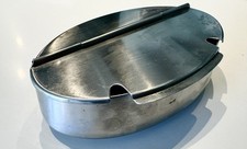 ALESSI zuccheriera in acciaio inossidabile con coperchio 18/10 lucido da bar