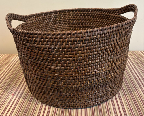 Cesto vintage rattan - cesto,