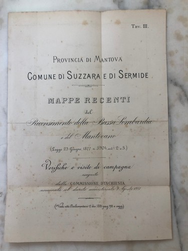Rara mappa fine 800 mantova - 800,
