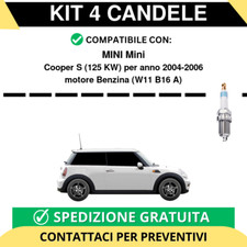 KIT 4 CANDELE per MINI Mini