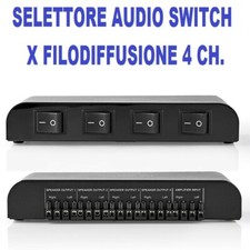 SELETTORE AUDIO SWITCH 4ch