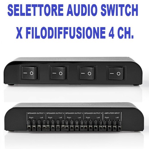 Selettore audio switch 4ch - audio,