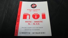 LIBRETTO ISTRUZIONI ORIGINALE
