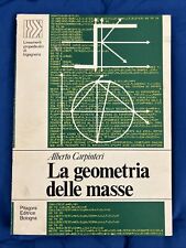 CARPINTERI SCIENZA DELLE COSTRUZIONI GEOMETRIA DELLE MASSE RARO