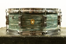 Tamburo rullante Ludwig 5x14 Oyster Blue Jazz Festival anni 60
