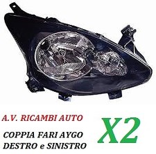 COPPIA FARI FANALE PROIETTORE