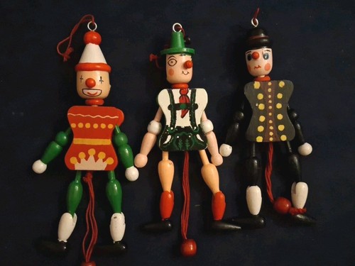 Lotto marionette legno - marionette, in