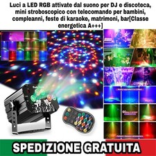 Luci a LED RGB attivate dal