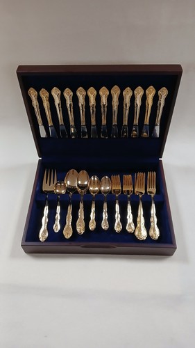 Set posate placcate oro - , 24