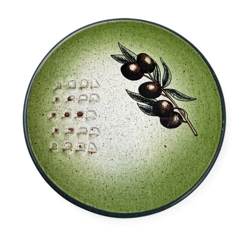 Grattugia aglio ceramica verde