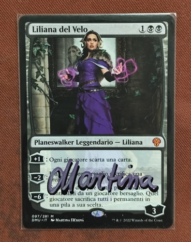 Mtg liliana the veil exc - mtg, of