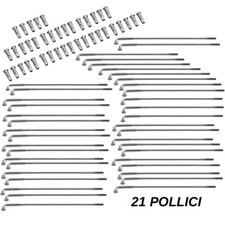 Kit 40 Raggi Cromati per