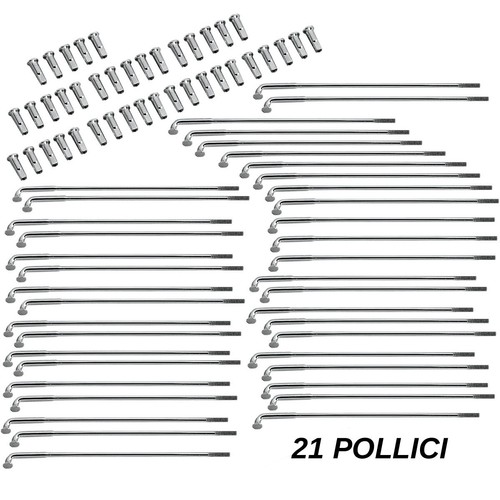 Kit raggi cromati - 40,