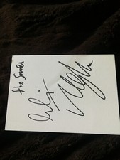 THE SOUNDS signed Card Felix Rodriguez Maja Ivarsson Autographs