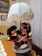 Lampada Minnie e Topolino vintage - funzionante - con peluche