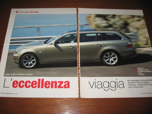 Prova bmw 525d touring - touring, futura