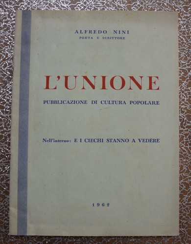 Unione pubblicazione di - l'unione.,