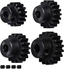 Set di 4 pignoni M1 16T-19T per motori brushless RC 1:8 | Costruzioni in meta...