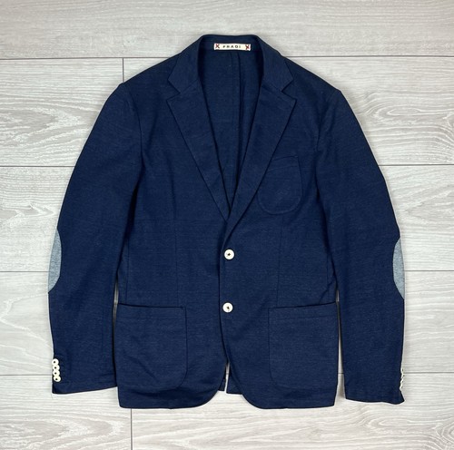 Giacca blazer blu fradi lino - blazer,