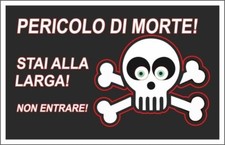CARTELLO SEGNALETICO -