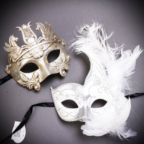 Maschere veneziane argento - maschere,