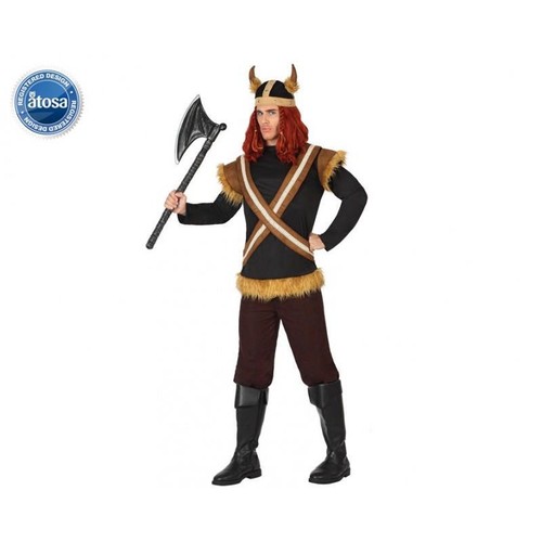 Costume vichingo nero - vichingo, ml
