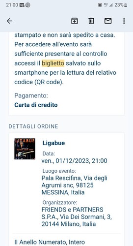 Biglietti concerto ligabue - biglietti,